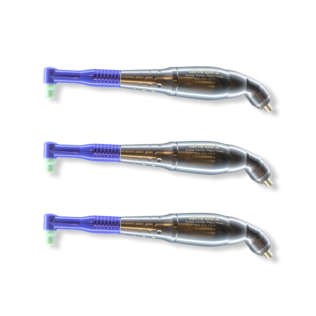 EZPRO Hygiene Handpiece 45 Degree Wrist Relief 3Pack Archer Dental