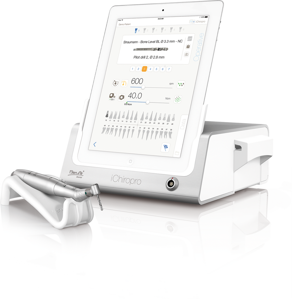 iCHIROPRO Implant set With CA 20:1 L Micro-Series by Bien Air *Comes with iPad*