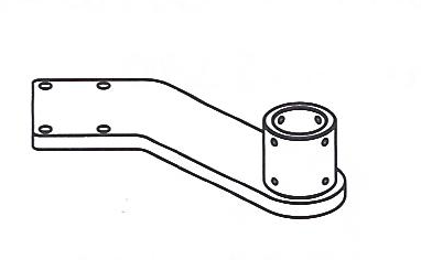 ADS Adapter H Otp Post Mount Adapter For Bel20