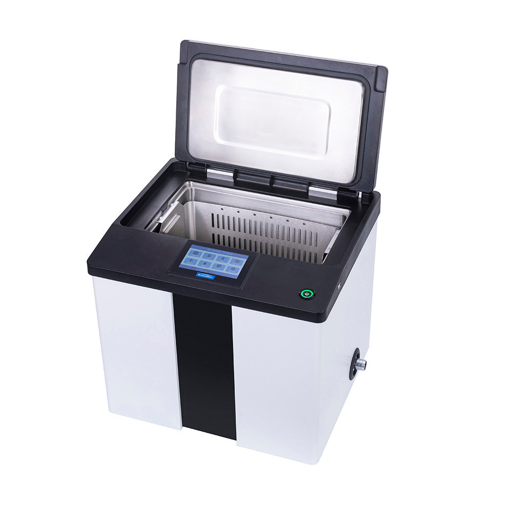 BrandMax Ultrasonic Cleaner, stainless steel, w/heat & basket U-8LH