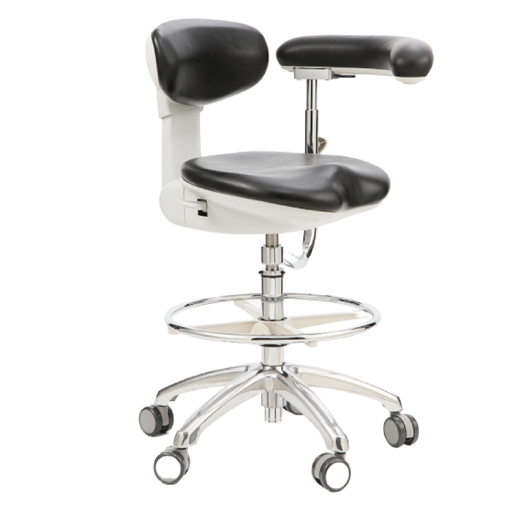 Crown Aurora C140A Modern Assistant Stool (Beige ABS)