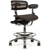 Crown Virtù® C120 Mesh Assistant Stool (Midnight)