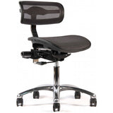 Crown Virtù® C120 Mesh Operator Stool (Midnight)