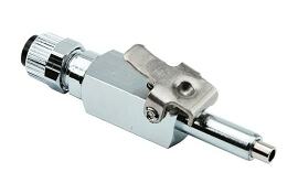 DCI 0014 1/4" Poly QD w/Shut-Off Male 1/4"
