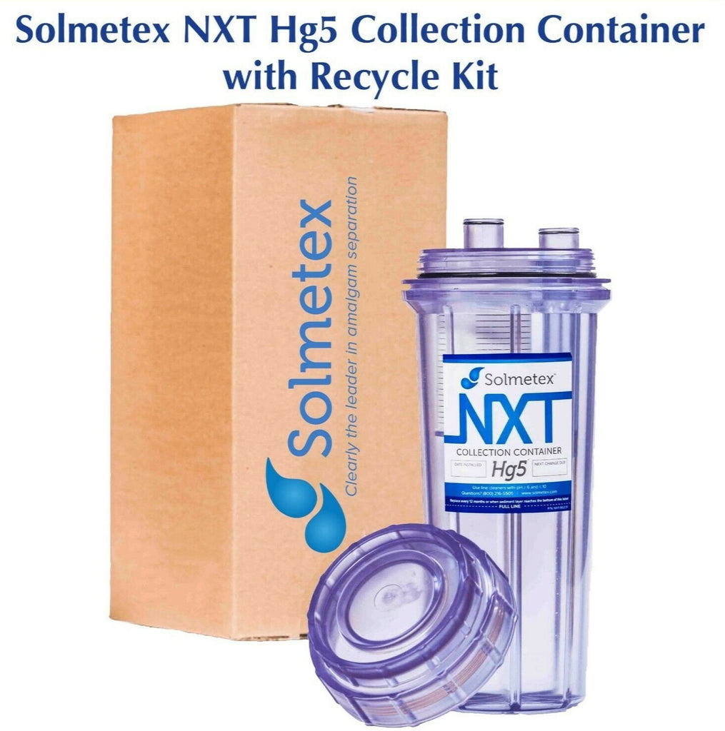 Solmetex Hg5 Collection Container with Recycle Kit