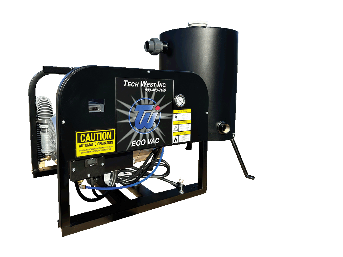 Tech West ECO VAC 15-21 USER 3 X 2 HP, 208/230 VOLT, VFD DRIVEN 40 GAL TANK