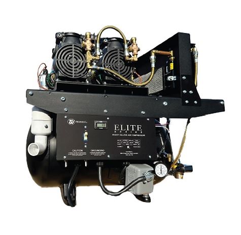 Tech West Elite ACOR2D1 2-3 User 2 x .75 HP Compressor 115V