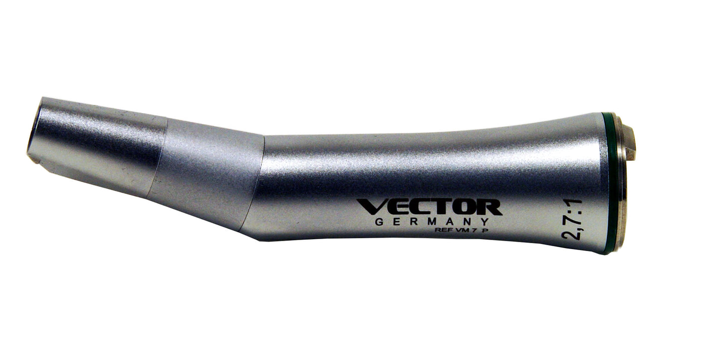 Vector 2.7:1 Reduction Contra Angle Handpiece With Light, Water Spray