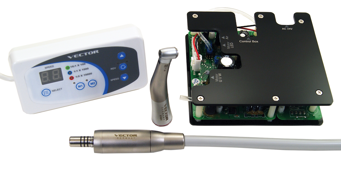 Vector Matic Built-In Electric Micromotor Set (Control, transformer, motor, 1:5 angle)