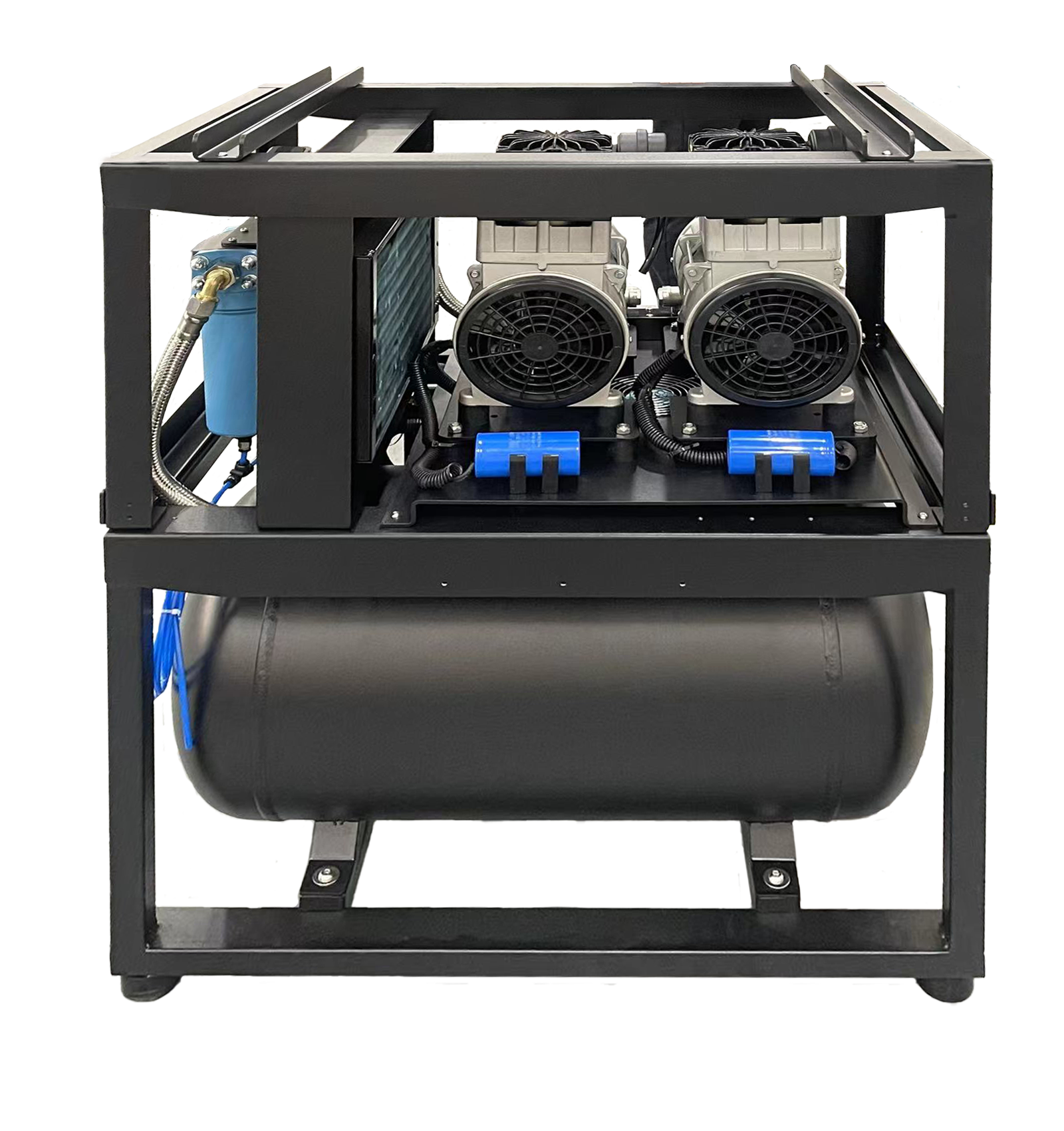Vector Vortex Compressor VS2, Dual 1 HP (2HP Overall), 3-4 User 13.2 Gal Tank