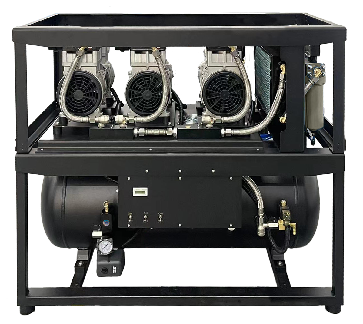Vector Vortex Compressor VS6, Triple 2 HP (6HP Overall), 10-12 User, 29 Gal Tank