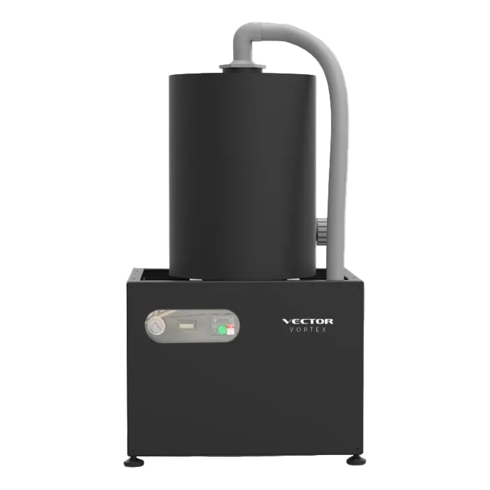 Vector Vortex Dry Vacuum System, 2HP with Tank and 5-Yr Warranty
