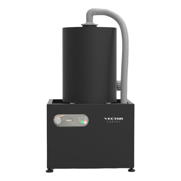 Vector Vortex Dry Vacuum System, 2HP with Tank and 5-Yr Warranty