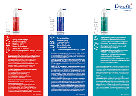 Bien Air Maintenance Trio Pack (1 of each 3 Sprays)