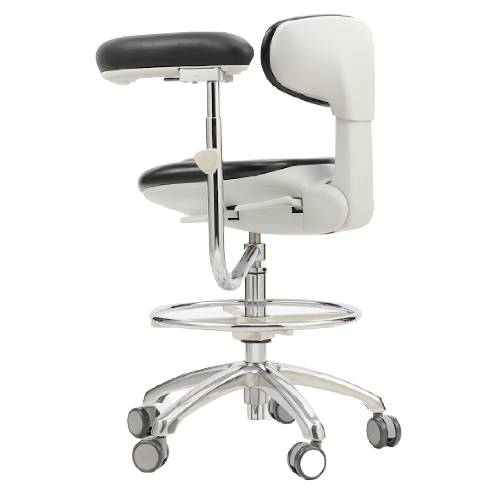 Crown Aurora C140A Modern Assistant Stool (Beige ABS)
