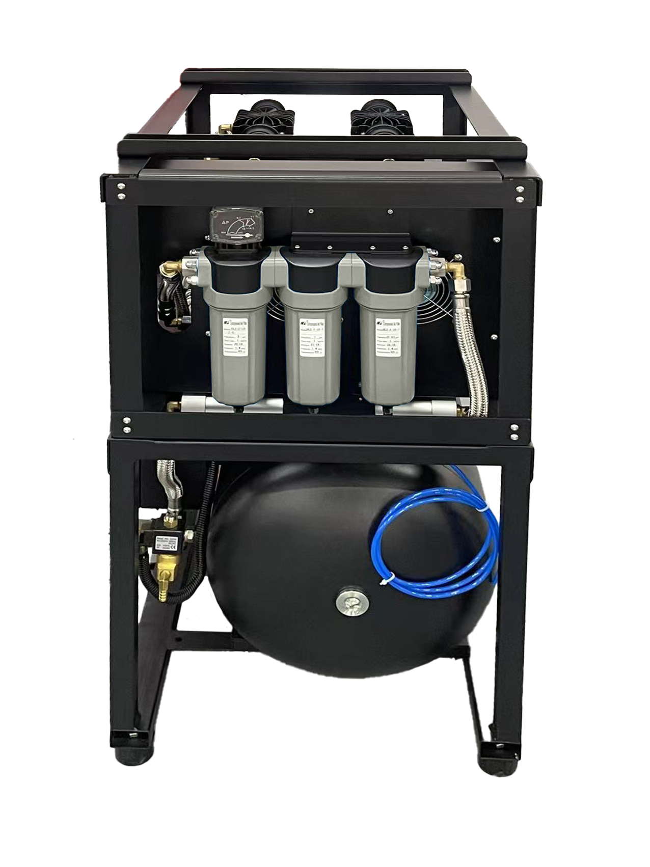 Vector Vortex Compressor VS6, Triple 2 HP (6HP Overall), 10-12 User, 29 Gal Tank