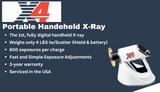 MADS X4 - Fully Digital Handheld X-Ray, Carbon Nano Tube (CNT), 70kV/2mA, .04 Focal spot