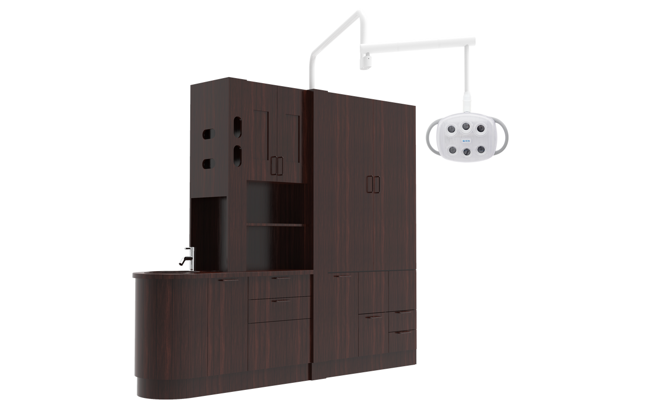 ADS Cabinet Mount Amber II LED Dental Light