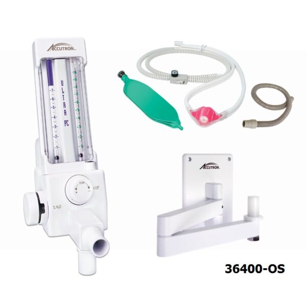 Accutron Ultra PC Percent Oral Surgery Flowmeter Pkg. E (16-inch Wall Arm)