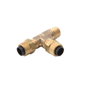DCI 0041 1/4" Poly Tee x 1/8" MPT