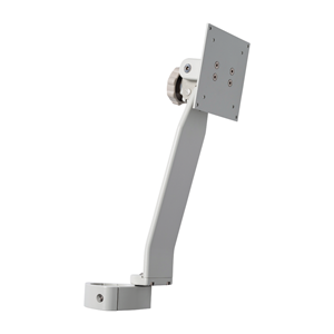 DCI 4920 Monitor Support, Vertical Post Mounted, White