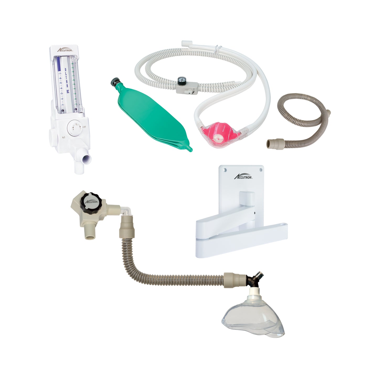 Accutron Ultra DC Oral Surgery Flowmeter Pkg. E (16-inch Wall Arm)