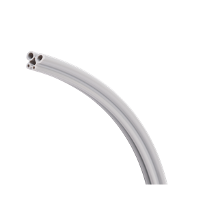 DCI 402CT HP Tubing, 4 Hole w/CT, Coiled Gray
