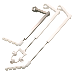 DCI 8730 Telescoping Arm w/4 Position Holder, Gray