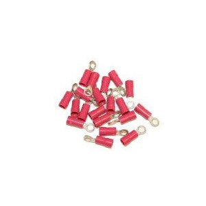 DCI 8857 Wire Connector, #8 Ring, Insulated, 22-18 AWG; Pkg of 20