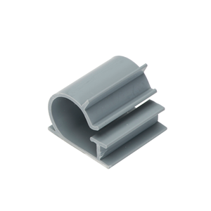 DCI 9043 3/4" Adhesive Clamp, Gray; Pkg of 5