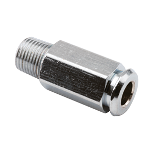 DCI 0018 1/4" Q.D. Female x 1/8" MPT w/ Shut-off
