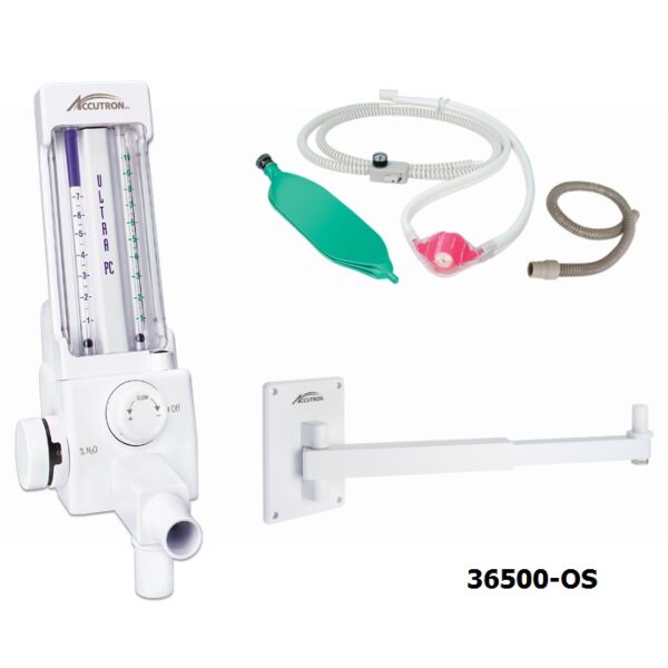 Accutron Ultra PC Percent Oral Surgery Flowmeter Pkg. F (Telescoping Wall Arm)