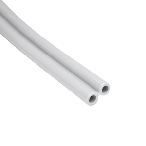 DCI 242R FC Tubing, 2 Hole, Vinyl Gray; Roll of 100ft