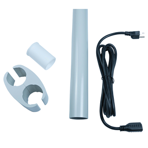 DCI 8986 Light Post Extension, 30", P&C Bushing, Gray