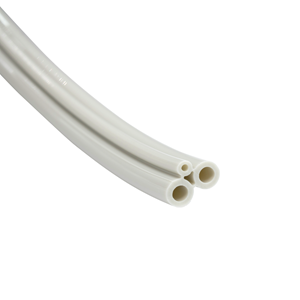 DCI 349B FC Tubing, 3 Hole, Poly Sterling; Box of 100ft