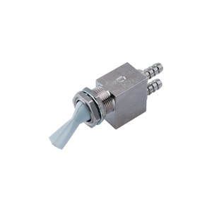 DCI 7169 Toggle Valve, Momentary, Rear Ported, 2-Way, Gray