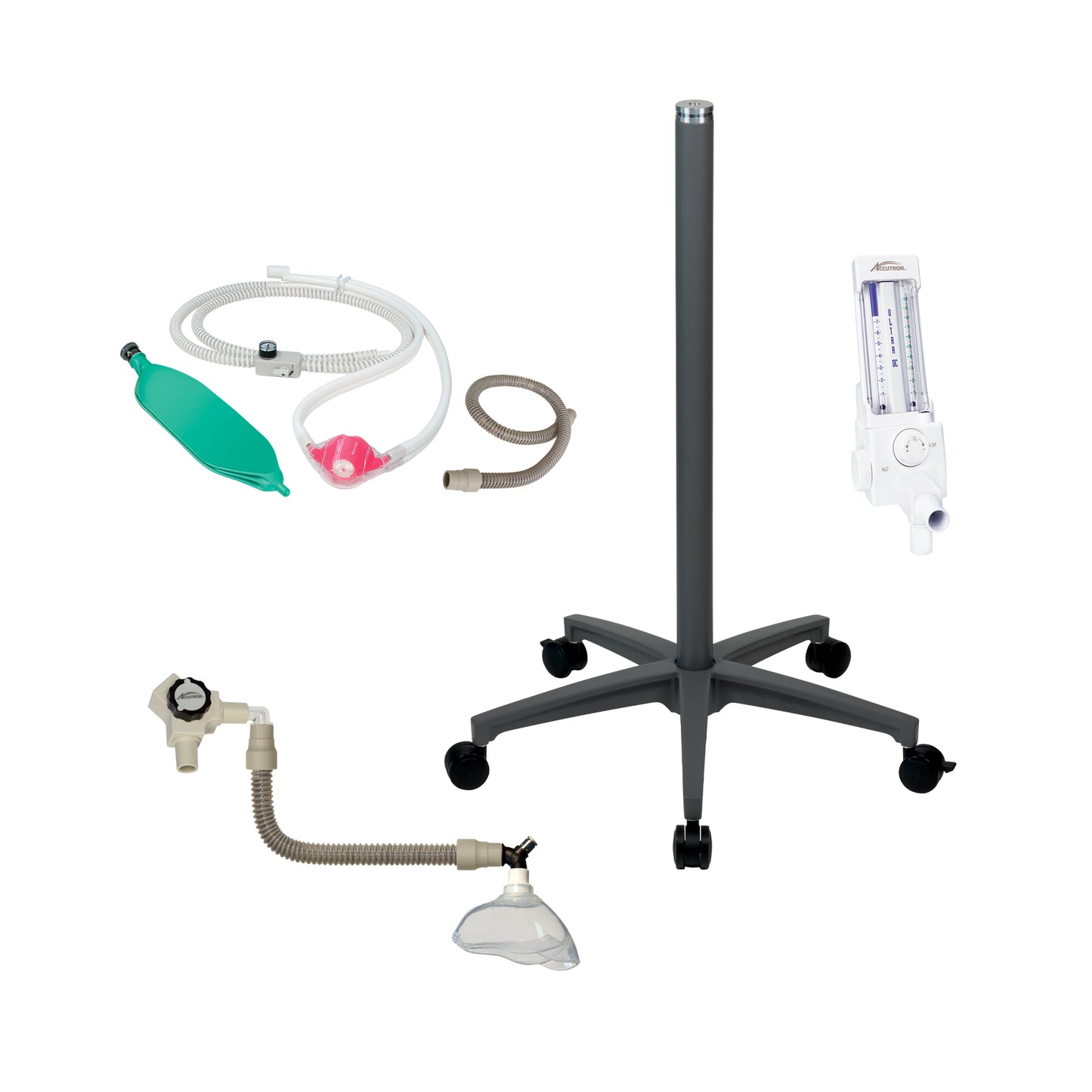 Accutron Ultra DC Oral Surgery Flowmeter Pkg. C (Mobile Stand)