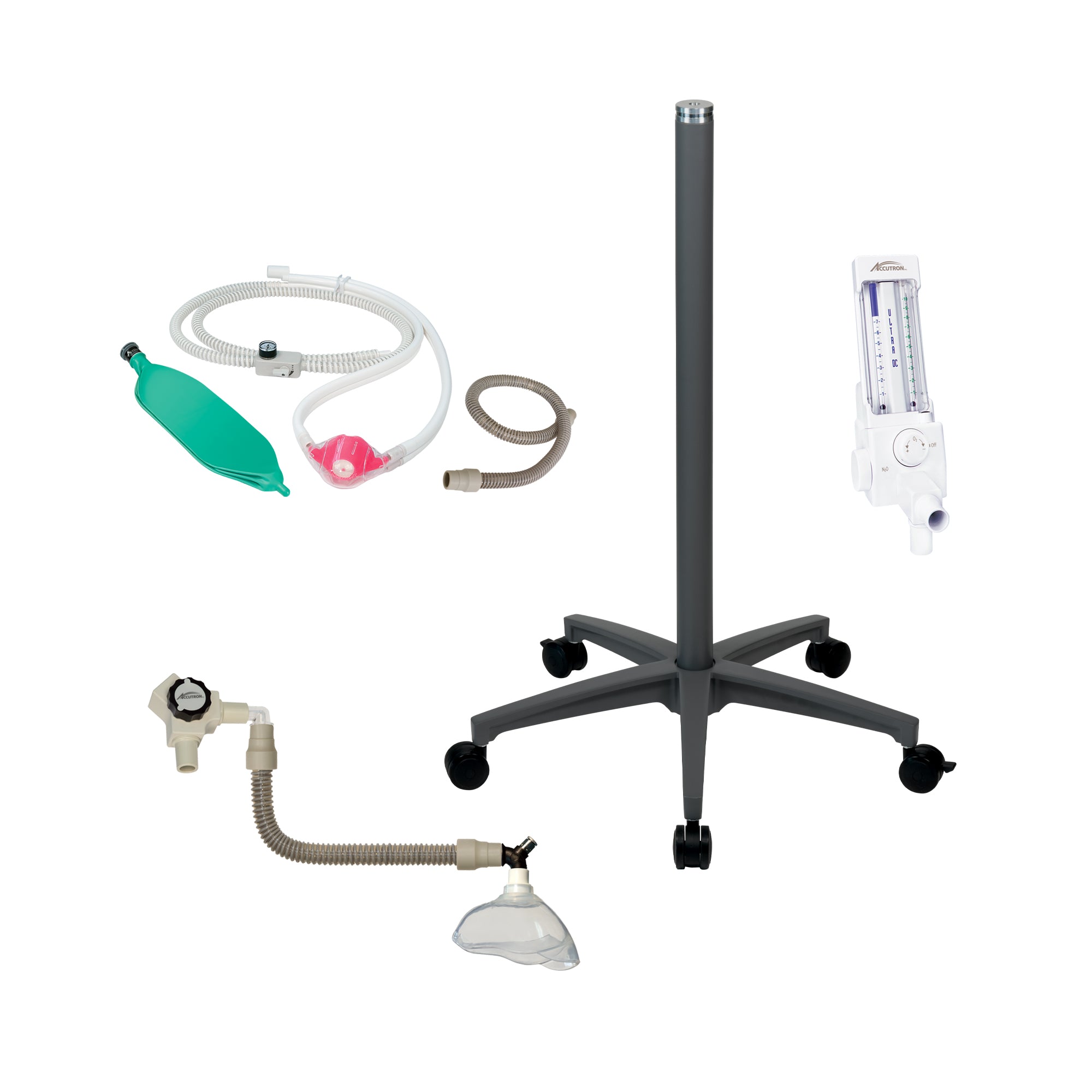 Accutron Ultra DC Oral Surgery Flowmeter Pkg. C (Mobile Stand)