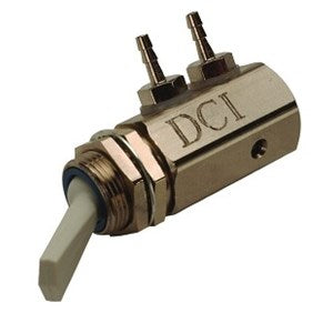 DCI 7852 Toggle Cartridge Valve, Momentary, Side Port, 3-Way Normally Open, Gray