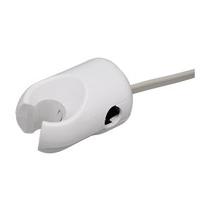 DCI 4576 Holder, L/R, Auto HP, Molded, Normally Closed, White w/Sterling Tubing