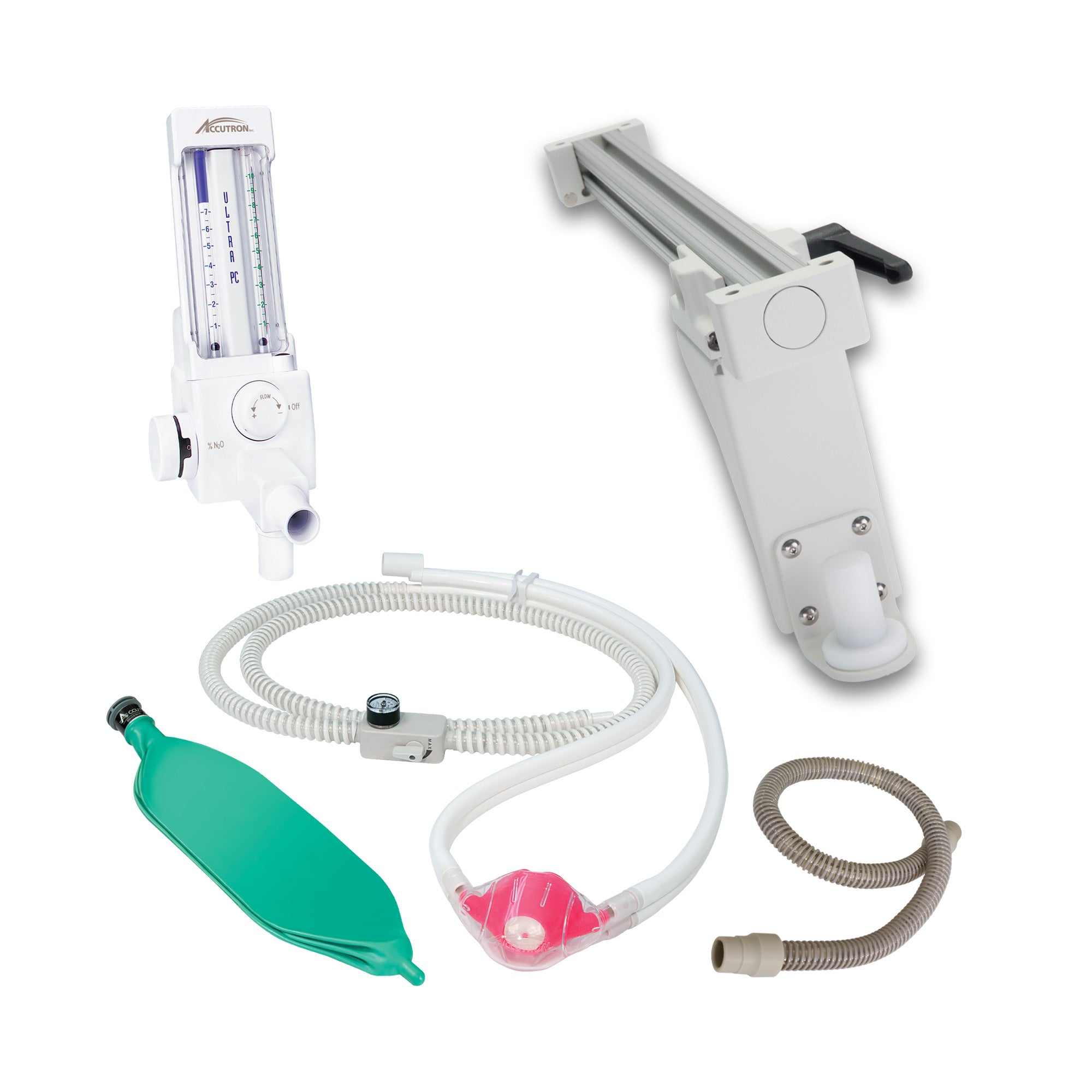 Accutron Ultra PC percent Flowmeter Pkg. U (Universal Cabinet Slide, PC/DC)