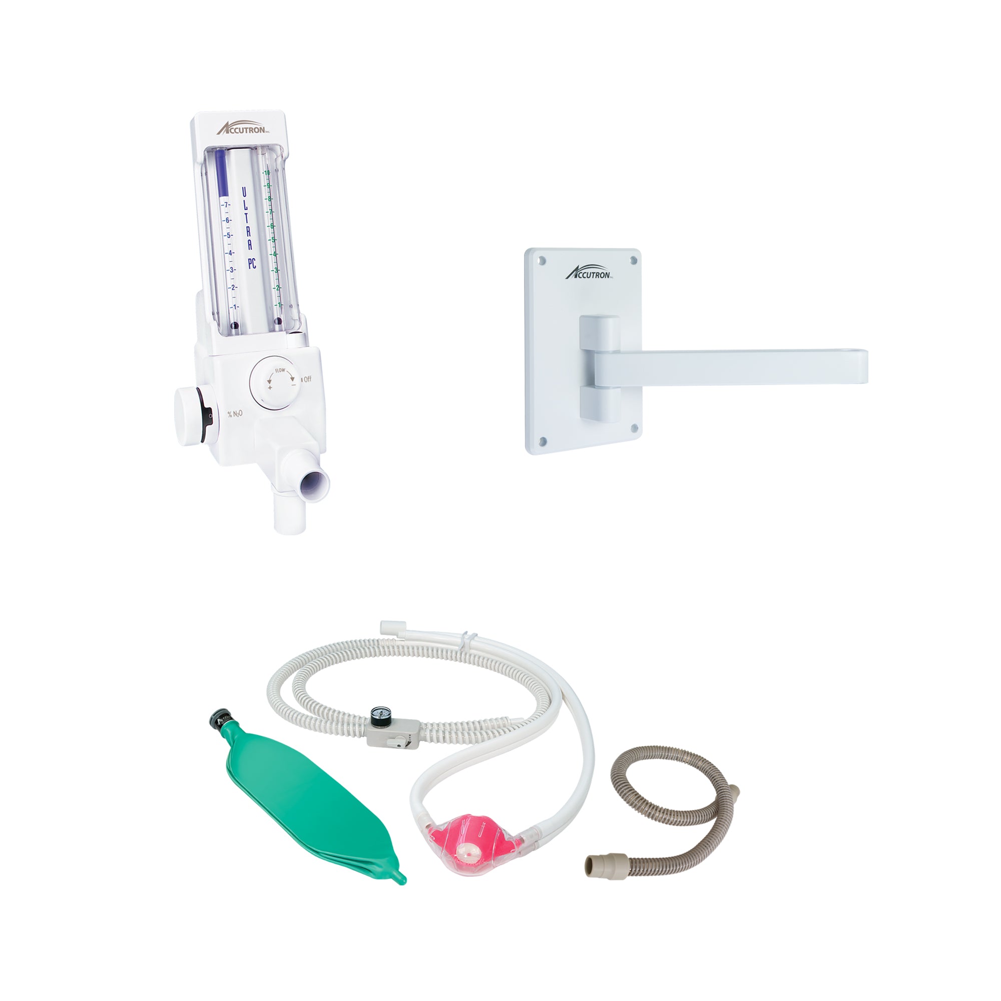 Accutron Ultra PC percent Flowmeter Pkg. D (9 inch Wall Arm)
