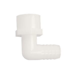 DCI 0967 1/2" FPT x 1/2" Barb Elbow Adapter, Plastic