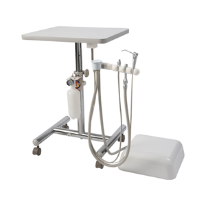 DCI R4221 Operatory Support Cart w/Assistant's Package H-Frame