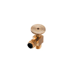 DCI 0872 1/4" Poly x 1/8" MPT Right Angle Needle Valve
