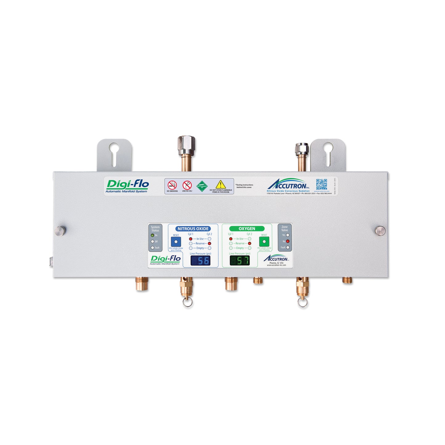 Accutron Digi-Flo Pkg B, Manifold w Wall Alarm