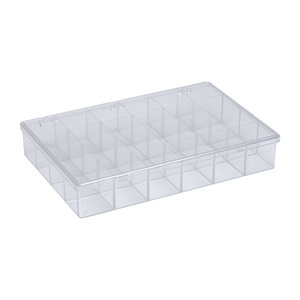 DCI 8068 Storage Box, Plastic, 24 Compartment