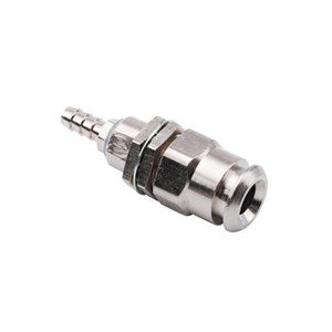 DCI 0006 1/4" Q.D. Panel Mount x 10-32 w/ Shut-off, Female
