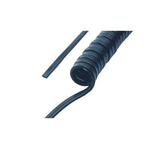 DCI 231C Syringe Tubing, 2 Hole, Asepsis Coiled Black