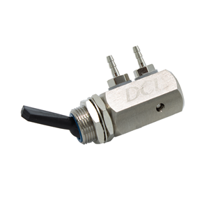DCI 7847 Toggle Cartridge Valve, On/Off, Side Port, 3-Way, Normally Closed, Black